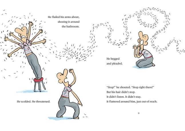 When Dad's Hair Took Off (Jörg Mϋhle)-Children’s / Teenage fiction: Humorous stories-買書書 BuyBookBook