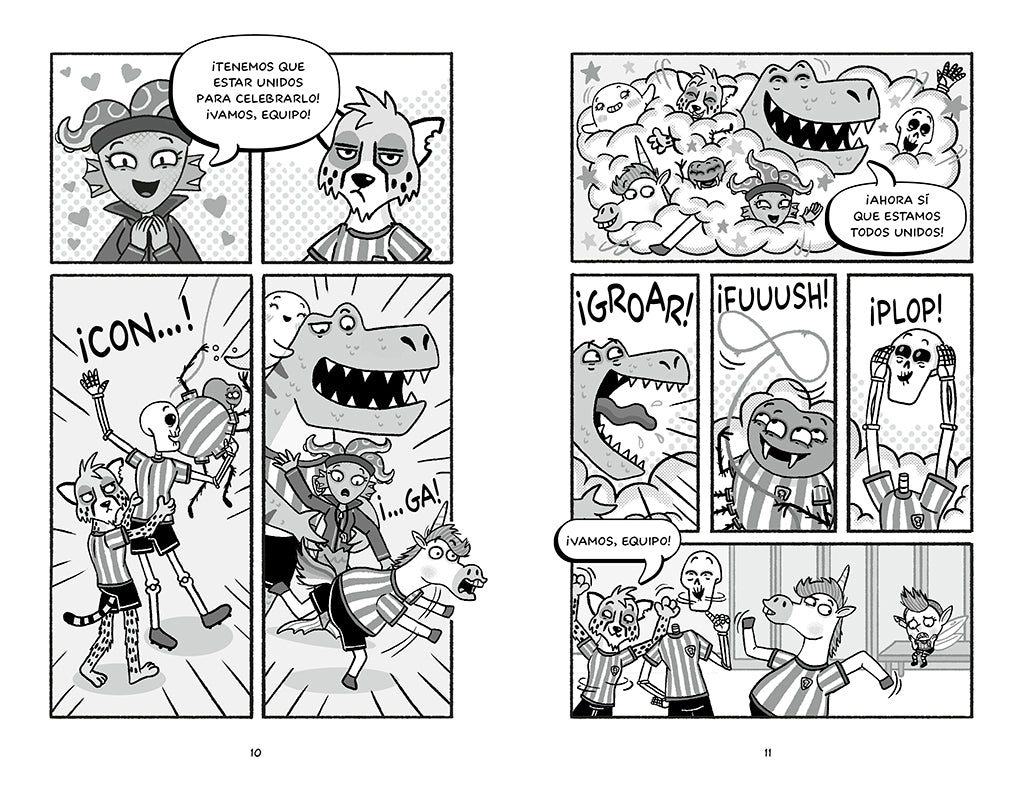 Club pelotazos. Roja directa a las hadas (con letra MAYÚSCULA) / Bad United: Foul Play interior 2 (ISBN 9788427250864) [onix:fa0e0985d3706da52ca1610b0e3b8e55]