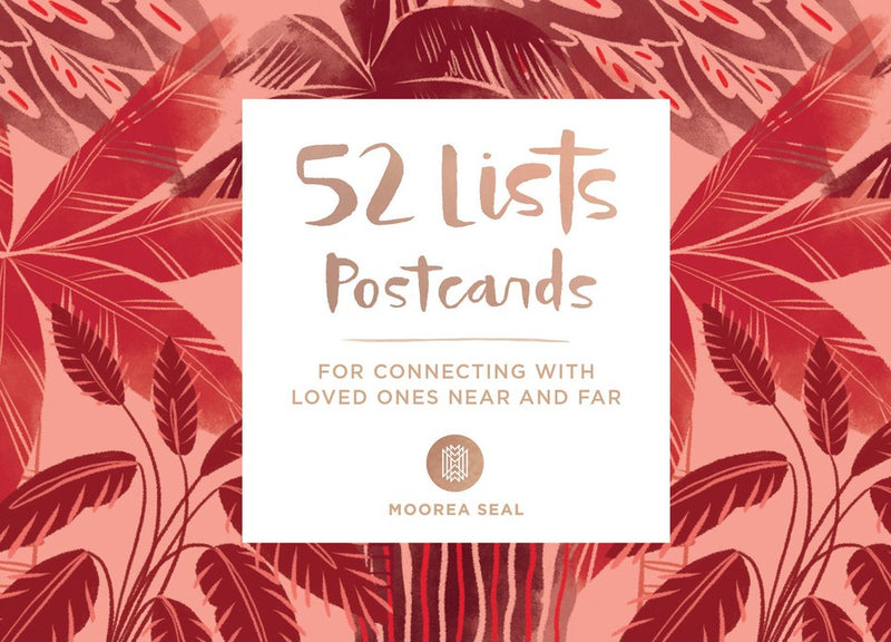 52 Lists Postcards (52 unique postcards, 26 different backgrounds, 13 different prompts)-Self-help/ personal development/ practical advice-買書書 BuyBookBook