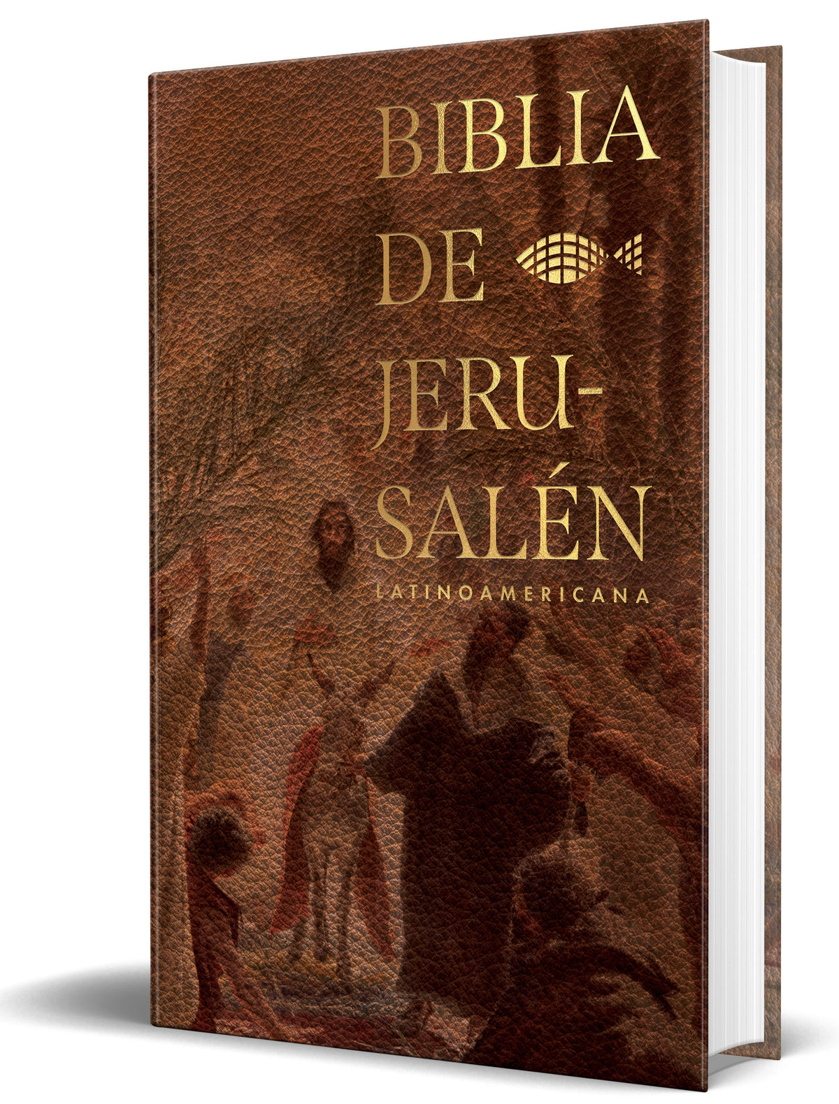 Biblia Católica Biblia de Jerusalén Latinoamericana, tapa dura marrón / Spanish Jerusalem Bible, Latin American Edition Hardcover Sand Color cover (ISBN 9798890984494) [onix:721fc3de7820d5a4b6a4a293fe130b68]