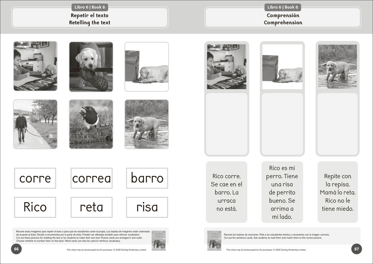 Phonic Books Dandelion Mundo Spanish Decodables Set 1 Activities interior 3 (ISBN 9798217134908) [onix:962018525674bce1737a36c16dbcd418]