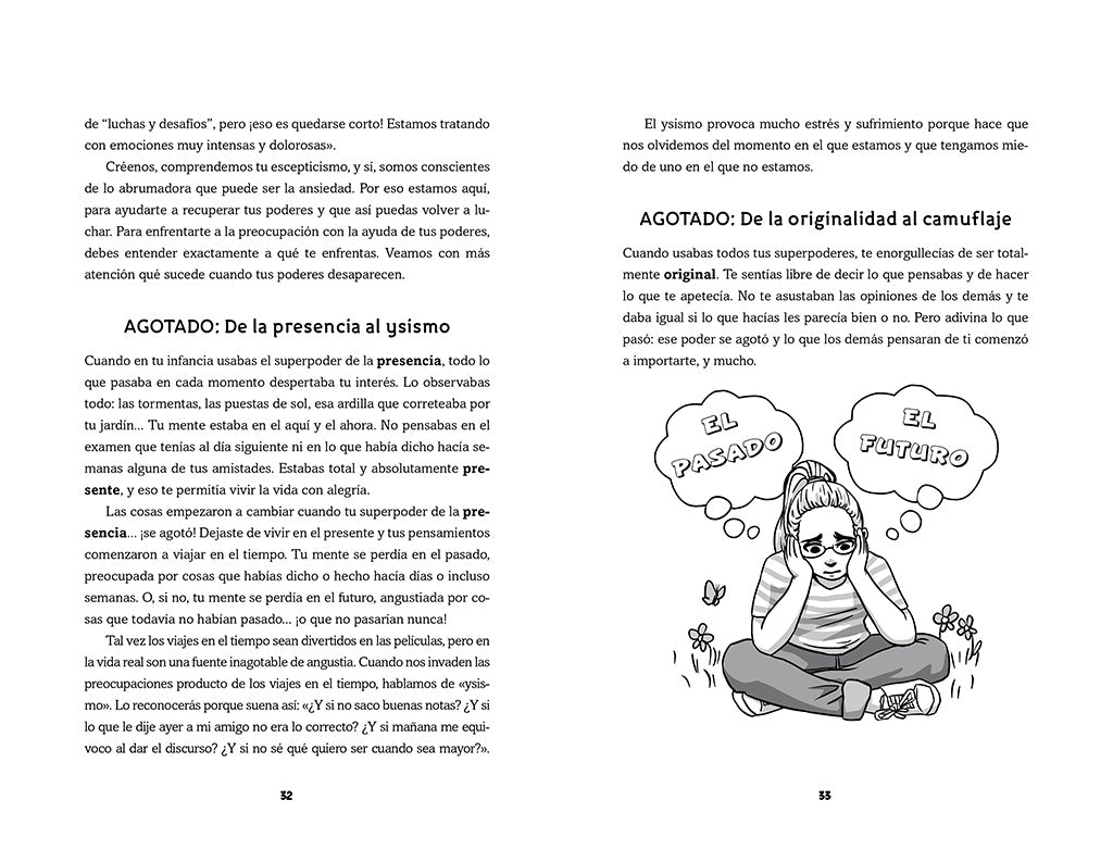 Tienes superpoderes: Vence la ansiedad con autoestima, confianza y valentía / Superpowered: Transform Anxiety into Courage, Confidence, and Resilience interior 2 (ISBN 9788418054426) [onix:ef40053e4c6694655be8053365f93295]
