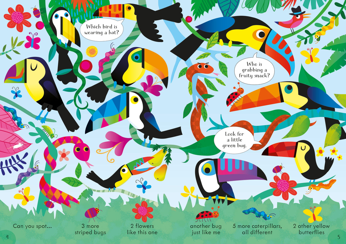 Can you Spot? In the Jungle interior 1 (ISBN 9781836041252) [onix-asset:3f3156273db5325545d9a3d91206ac23e00255decd7b0956dd78313c464bfba8]