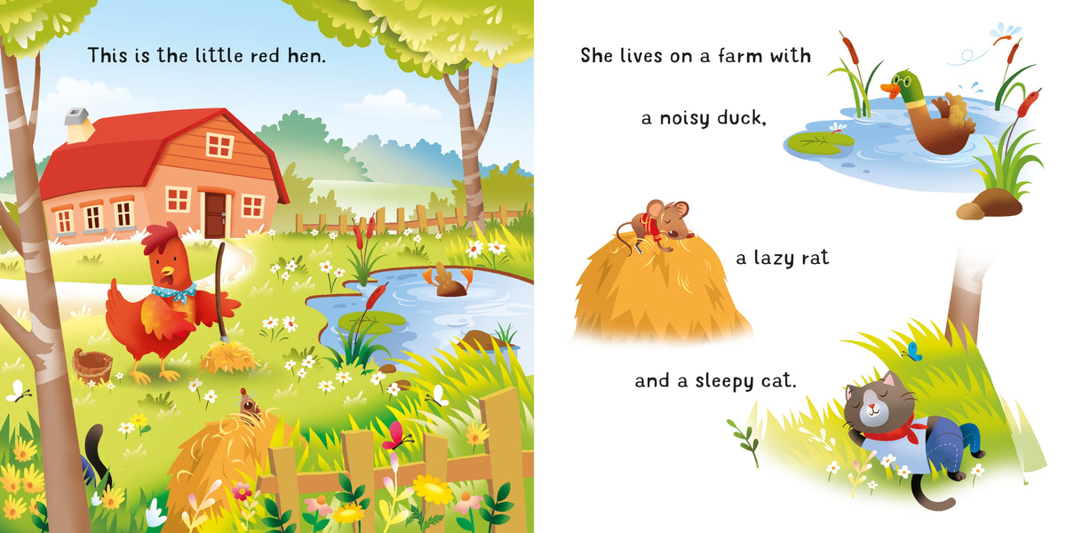 The Little Red Hen interior 1 (ISBN 9781474989466) [onix-asset:f61581de01c16fbe42daa12fbb17cfa0438a4bb113eacffc0e52819adf1e33b0]