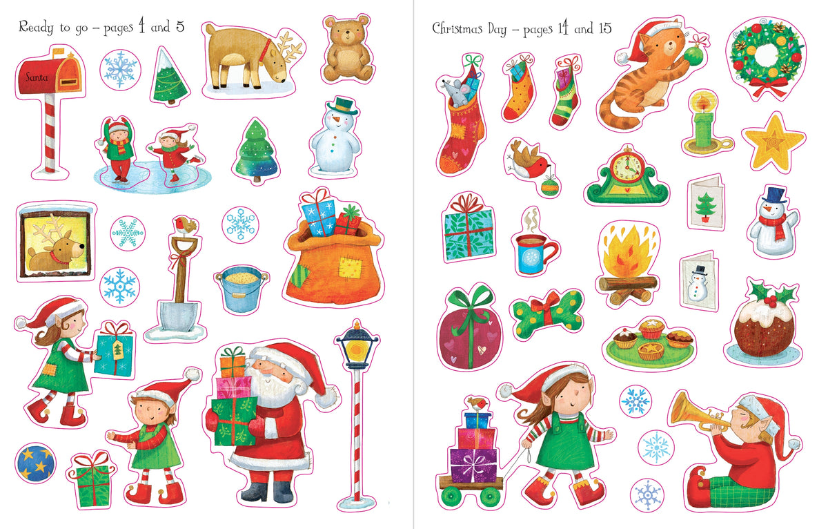 First Sticker Book Santa interior 1 (ISBN 9781409534921) [onix-asset:0a68ff3a02060bb7e35c5670119831ad17c254cf1ea520c1765c68cd50135d91]
