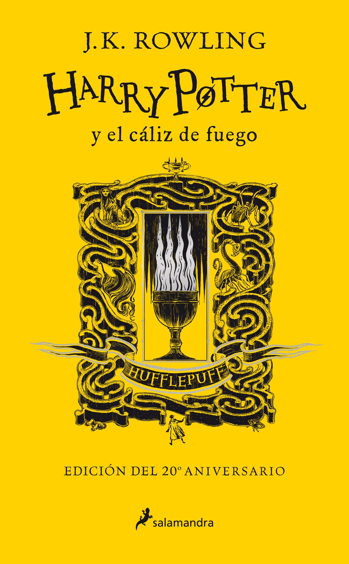 Harry Potter y el cáliz de fuego (20 Aniv. Hufflepuff) / Harry Potter and the Goblet of Fire (Hufflepuff) cover (ISBN 9788418174391) [onix:708f4c8787ca4d4aa25c8fa552080322]