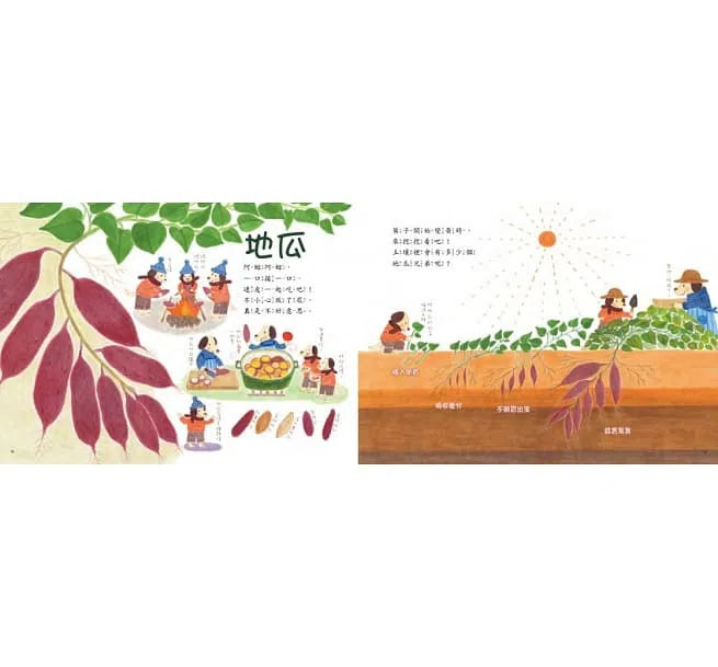 菜園裡的美味大餐 - 秋冬-故事: 兒童繪本 Picture Books-買書書 BuyBookBook