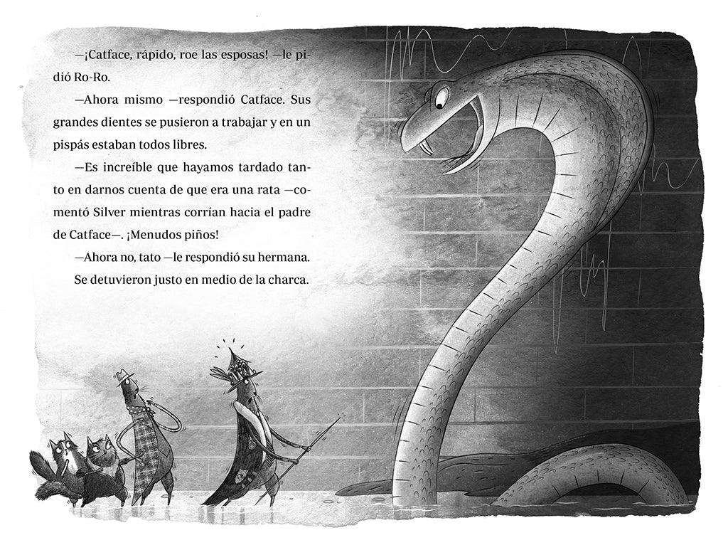 La fuga de la cobra real / Toto the Ninja Cat and the Great Snake Escape interior 3 (ISBN 9788427234666) [onix:9b140394cc3c6cfbb5688fcfe6a80c4b]