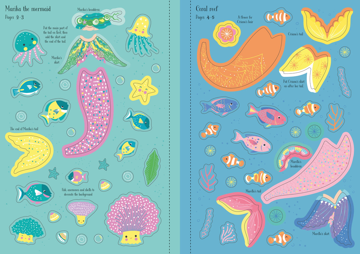 Little Sticker Dolly Dressing Mermaid interior 1 (ISBN 9781474921855) [onix-asset:9e956354224d5a6fb04f6b806fa049633dae9fd389fe2c06526246df90c18293]