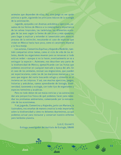 Conoce algunas especies mexicanas en peligro ¡y cómo podemos ayudarlas! / Discover Some Endangered Mexican Species interior 2 (ISBN 9786073871549) [onix:fa2c0fa5c462d71a1d1277d3c3751329]