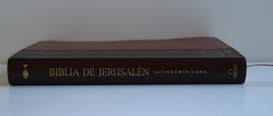 Biblia Católica Biblia de Jerusalén Latinoamericana símil piel marrón / Spanish Jerusalem Bible, Latinamerican Brown leathersoft interior 7 (ISBN 9798890985330) [onix:73d6df9a20d87a6e50ec3385f8750496]