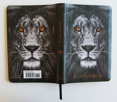 Biblia Reina Valera 1960 letra grande. Biblia León símil piel índice / Spanish Bible RVR 1960 Handy Size Large Print imitation leather Lion of Judah interior 1 (ISBN 9798890980069) [onix:223558cc76eb8d7219b085cc76632fa7]