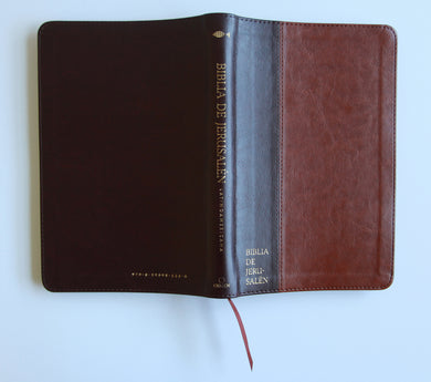 Biblia Católica Biblia de Jerusalén Latinoamericana símil piel marrón / Spanish Jerusalem Bible, Latinamerican Brown leathersoft interior 6 (ISBN 9798890985330) [onix:029d98492165a0a8d410576c875ea9f9]