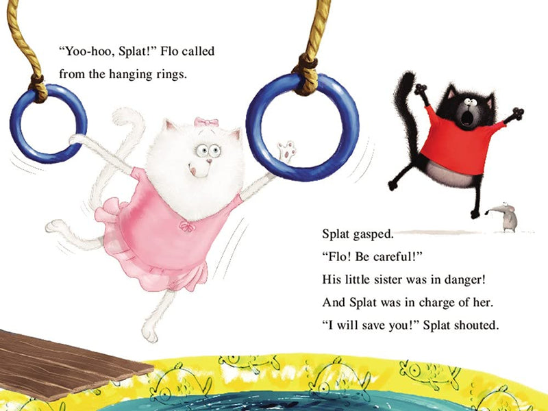 ICR: Splat the Cat and the Obstacle Course (I Can Read! L2)-Fiction: 橋樑章節 Early Readers-買書書 BuyBookBook