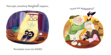 The Elves and the Shoemaker interior 1 (ISBN 9781801312448) [onix-asset:a80005452052d955374fe14dda5b3f90354914b3439aefcc60eeadf4b7a8ea1e]