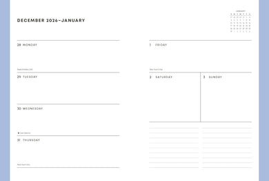 Studio Ghibli My Neighbor Totoro 2027 12-Month Weekly Planner