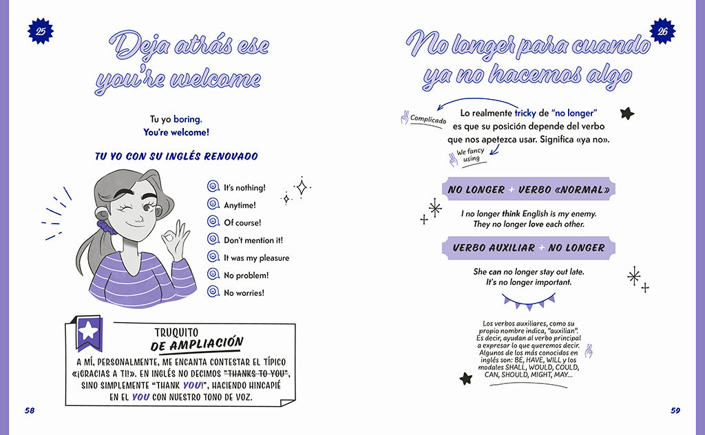 101 truquitos para speak English de una vez por todas: El libro definitivo para aprender inglés / 101 Little Tricks for Speaking English Once and for All interior 4 (ISBN 9788418040252) [onix:a12749140e9cb7a798b4beed7f6f45ef]