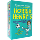 Horrid Henry Mischievous Mayhem 10 Books Set (Francesca Simon)(Tony Ross)-Children’s / Teenage fiction: Humorous stories-買書書 BuyBookBook