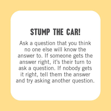 On-the-Go Amusements: 50 Cool Things to Do in the Car
