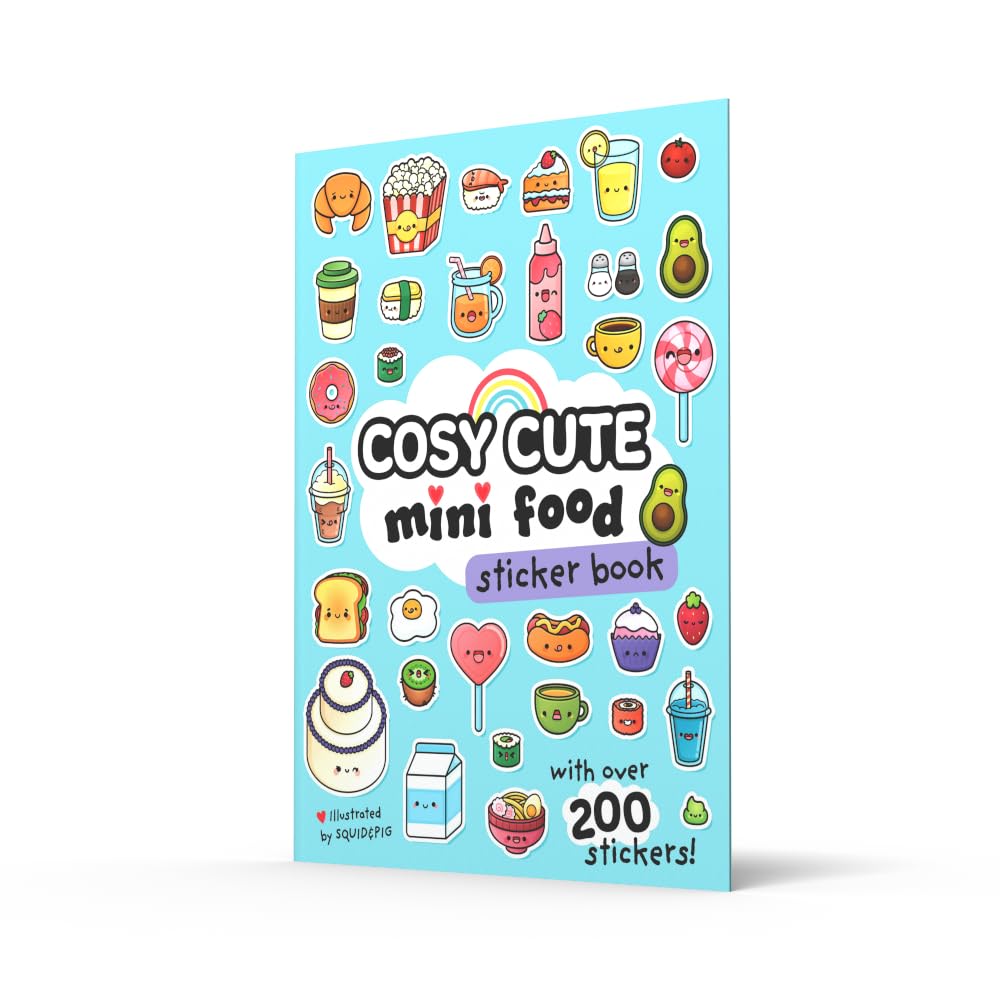 Cosy Cute Mini Food Sticker book (Cosy Cute)-Children’s / Teenage general interest: Hobbies/ quizzes/ toys and games-買書書 BuyBookBook