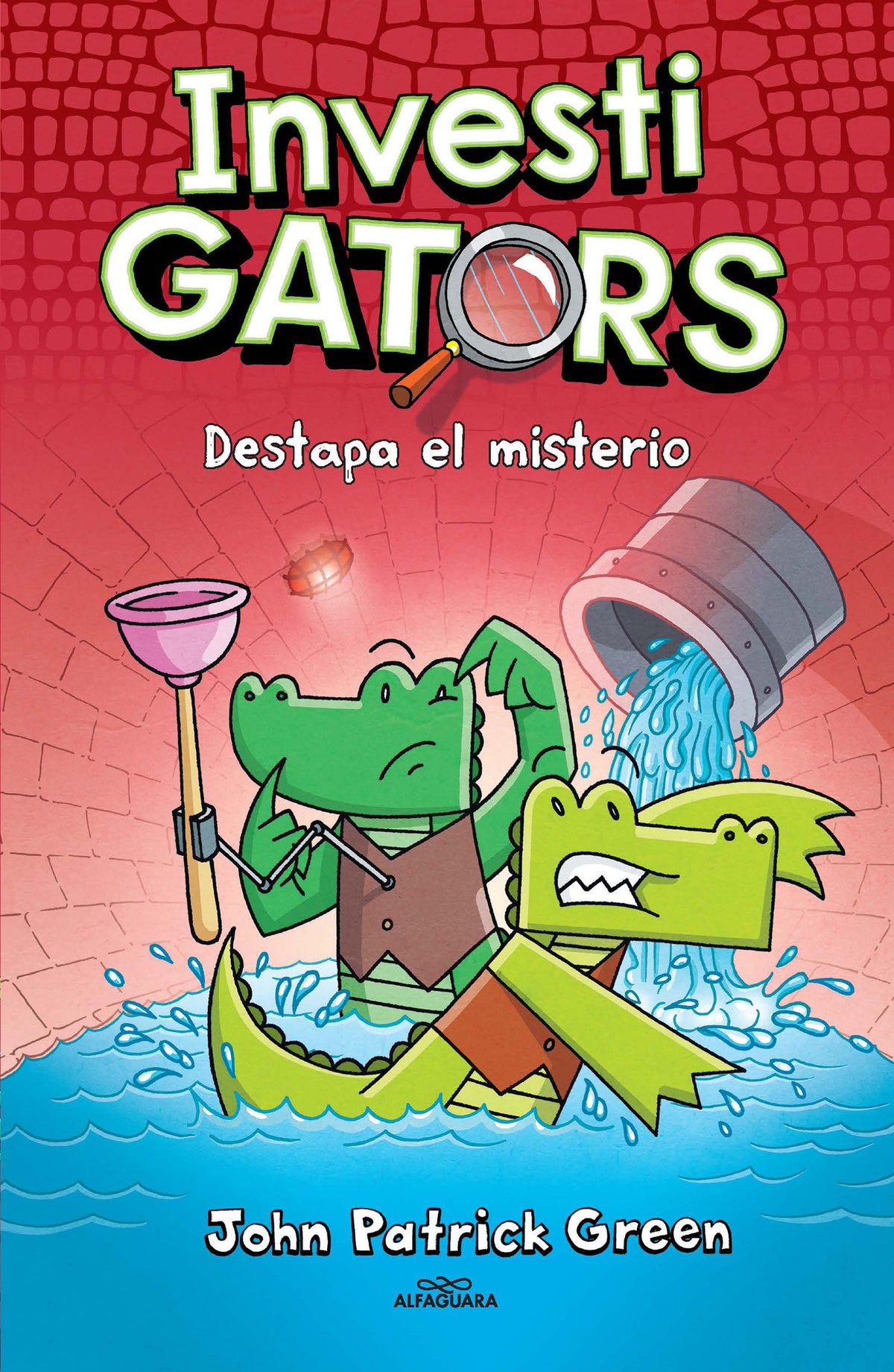Investigators: Destapa el misterio / Investigators: Take the Plunge cover (ISBN 9798890988478) [onix:58812fb556f6b071c0c67b94c0ca057e]