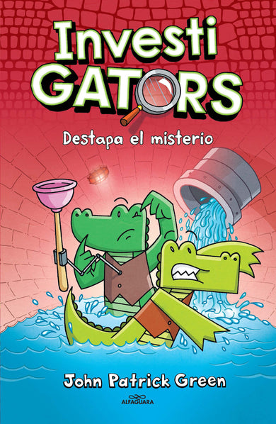Investigators: Destapa el misterio / Investigators: Take the Plunge cover (ISBN 9798890988478) [onix:58812fb556f6b071c0c67b94c0ca057e]
