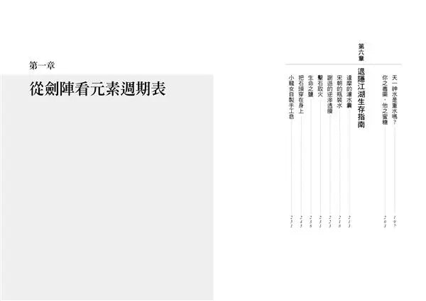 誰說不能從武俠學化學？