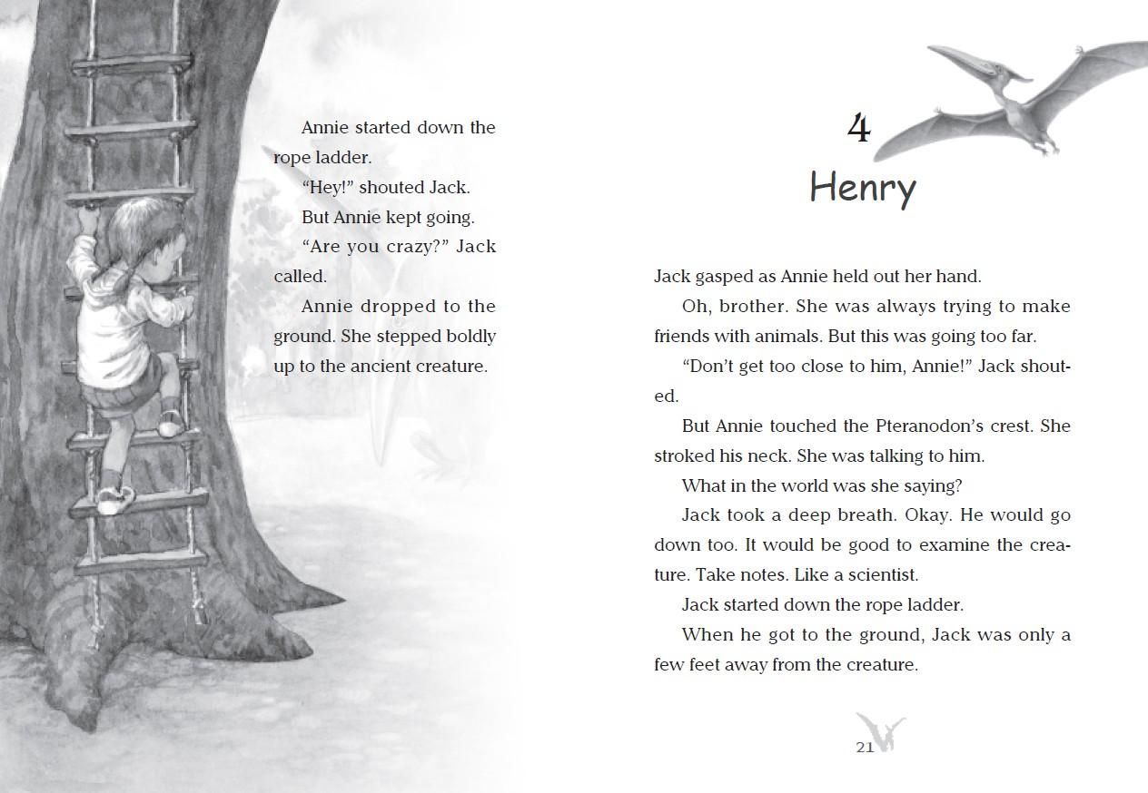 神奇樹屋1：恐龍谷大冒險 (上市20週年特別版) 中英雙語-Children’s / Teenage fiction: Action and adventure stories-買書書 BuyBookBook