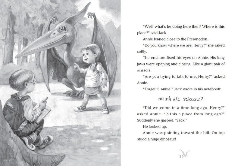 神奇樹屋1：恐龍谷大冒險 (上市20週年特別版) 中英雙語-Children’s / Teenage fiction: Action and adventure stories-買書書 BuyBookBook