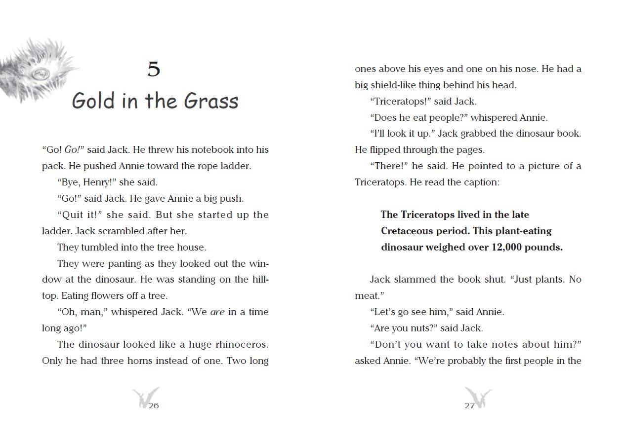 神奇樹屋1：恐龍谷大冒險 (上市20週年特別版) 中英雙語-Children’s / Teenage fiction: Action and adventure stories-買書書 BuyBookBook