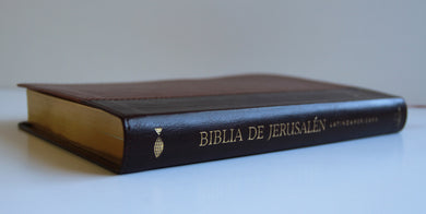 Biblia Católica Biblia de Jerusalén Latinoamericana símil piel marrón / Spanish Jerusalem Bible, Latinamerican Brown leathersoft interior 8 (ISBN 9798890985330) [onix:ee2f94cb6509aeca4a61c5113a7dba2b]
