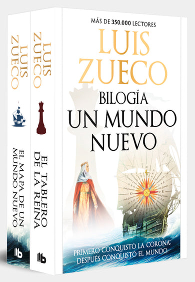 Pack Bilogía Un Mundo Nuevo (contiene: El tablero de la reina; El mapa de un mundo nuevo) / A New World Two-book bundle: The Queen's Board, Map of a New World cover (ISBN 9788413142487) [onix:2515d2223df17db66df83ee65b87445c]