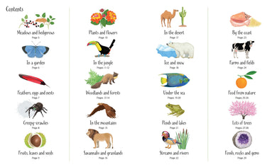 1000 Things in Nature interior 1 (ISBN 9781474922128) [onix-asset:1ff43f1e06da55cefcf34cf4ec4431761a53ac62f1828adb8ddcc99d54293e2b]