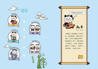 大貓熊文豪班 (六冊套書) 李白熊帶頭玩, 詩詞古文原來這麼萌 (附佳句習字帖拉頁)-非故事: 語文學習 Language Learning-買書書 BuyBookBook