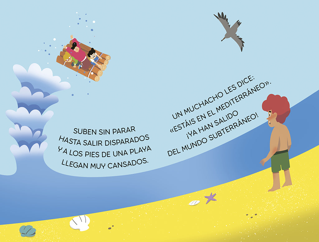 Viaje al centro de la Tierra: En letra MAYÚSCULA para aprender a leer / Journey to the Center of the Earth: In UPPERCASE Letters interior 3 (ISBN 9788427242982) [onix:18afc38fc86e0cc6a77517502568f8ee]
