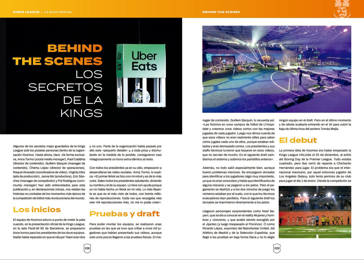 Kings League: La guía oficial: Sus secretos mejor guardados, entrevistas exclusivas y todo lo que nunca te han contado / Kings League: The Official Guide interior 7 (ISBN 9788425367779) [onix:272c4bae6b5f8baad25443f950b6c3b4]