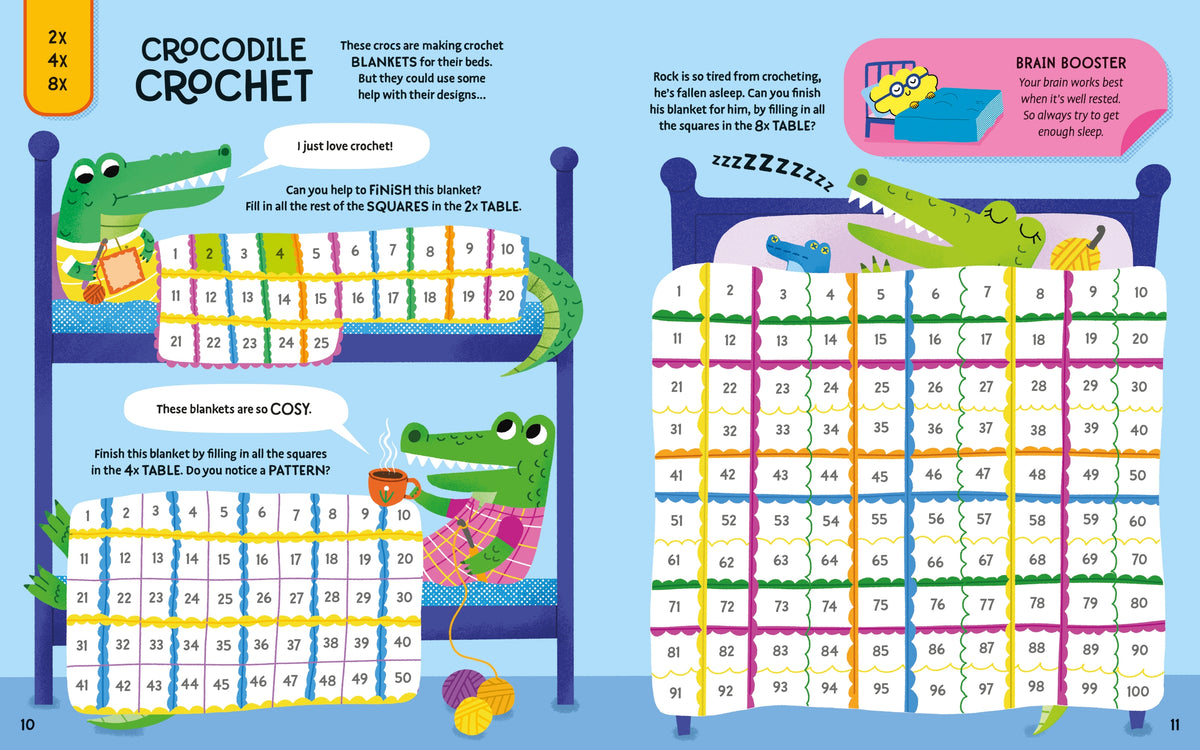 Brain Stretchers: Times Tables interior 1 (ISBN 9781836045502) [onix-asset:24d79f41bb1077b7738ad87bc0e5b95cad6286a00d6c39b741613793716d7d9e]