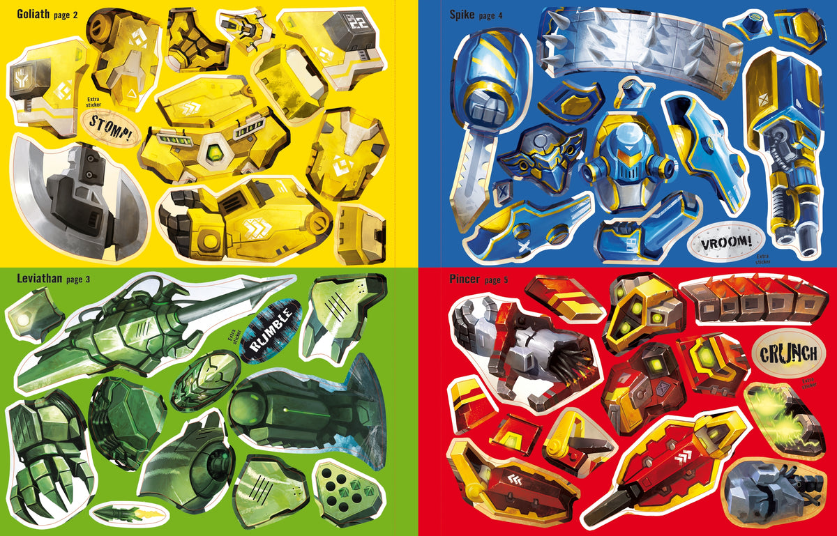 Build Your Own Robots Sticker Book interior 1 (ISBN 9781409581222) [onix-asset:1b3ff36d4b5bca674e147901f690268a58160d35f1385f5f34bc6dbec68a0840]