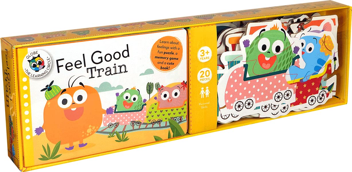 Feel Good Train (Learning Train) (Anne Sofie Sternberg)-Children’s interactive and activity books and kits-買書書 BuyBookBook