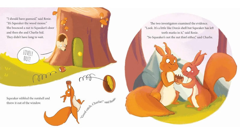 Crime Squirrel Investigators: The Naughty Nut Thief (Emily Dodd)-Children’s picture books-買書書 BuyBookBook