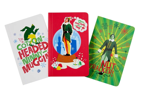 Elf Pocket Notebook Collection (Set of 3)-Film/ television/ radio and performing arts-買書書 BuyBookBook