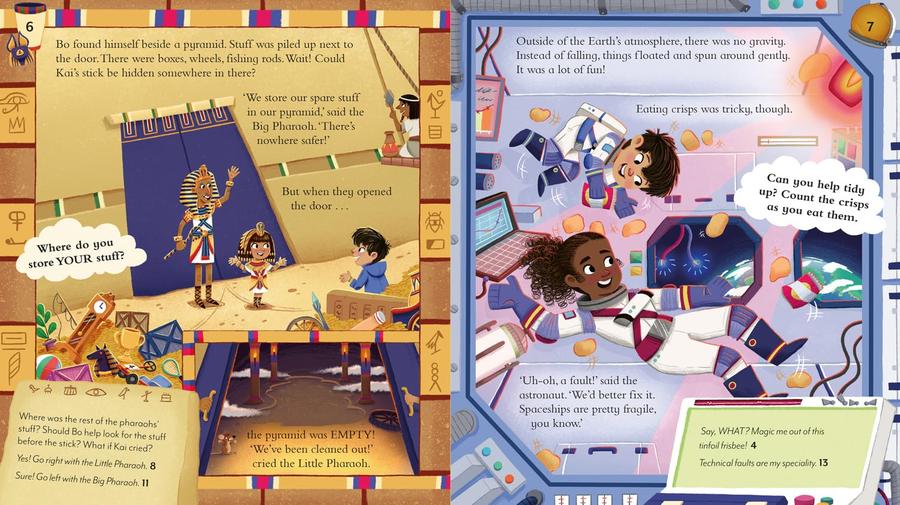 Pick a Story: A Wizard + Astronaut + Pyramid Adventure (Sarah Coyle)-Children’s / Teenage fiction: Action and adventure stories-買書書 BuyBookBook