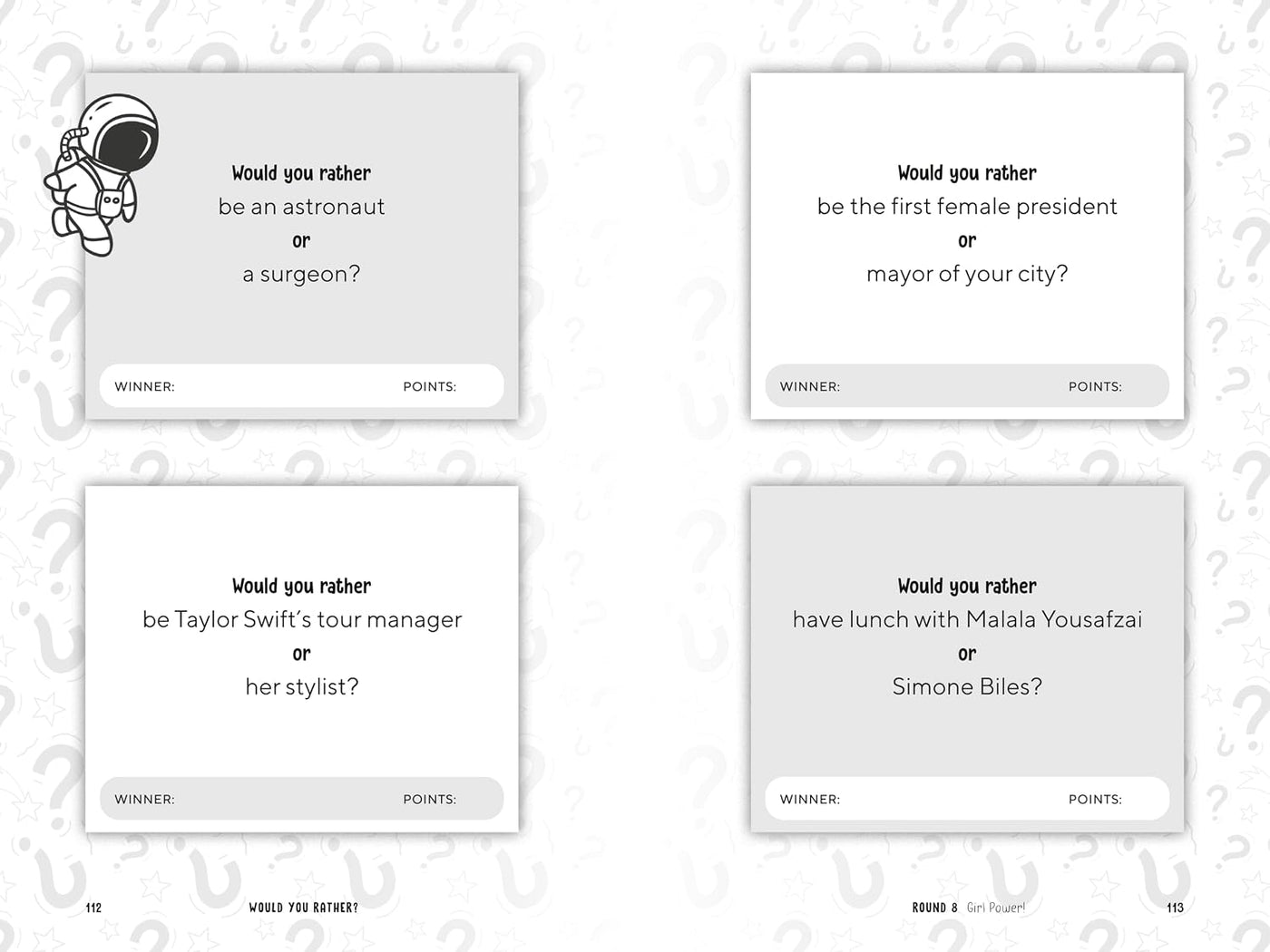 Would You Rather? Girls Edition