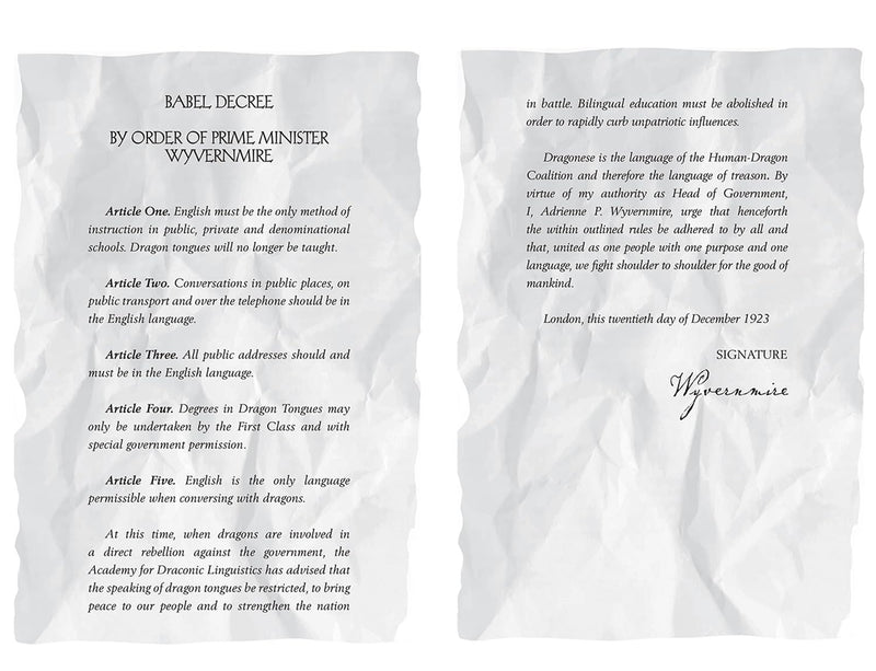 A Language of Dragons