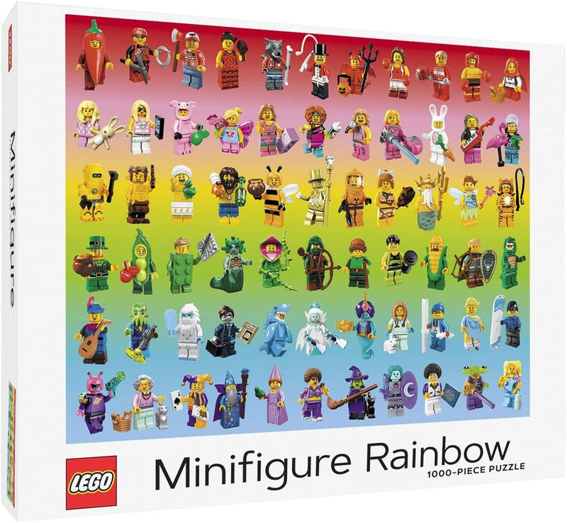 LEGO Minifigure Rainbow 1000-Piece Puzzle-Lifestyle and Leisure-買書書 BuyBookBook