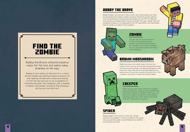 Minecraft: Where's the Zombie? And Other Mobs (Mojang AB)-Children’s / Teenage general interest: Hobbies/ quizzes/ toys and games-買書書 BuyBookBook