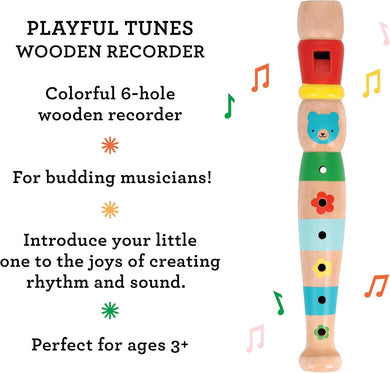 Playful Tunes Wooden Recorder