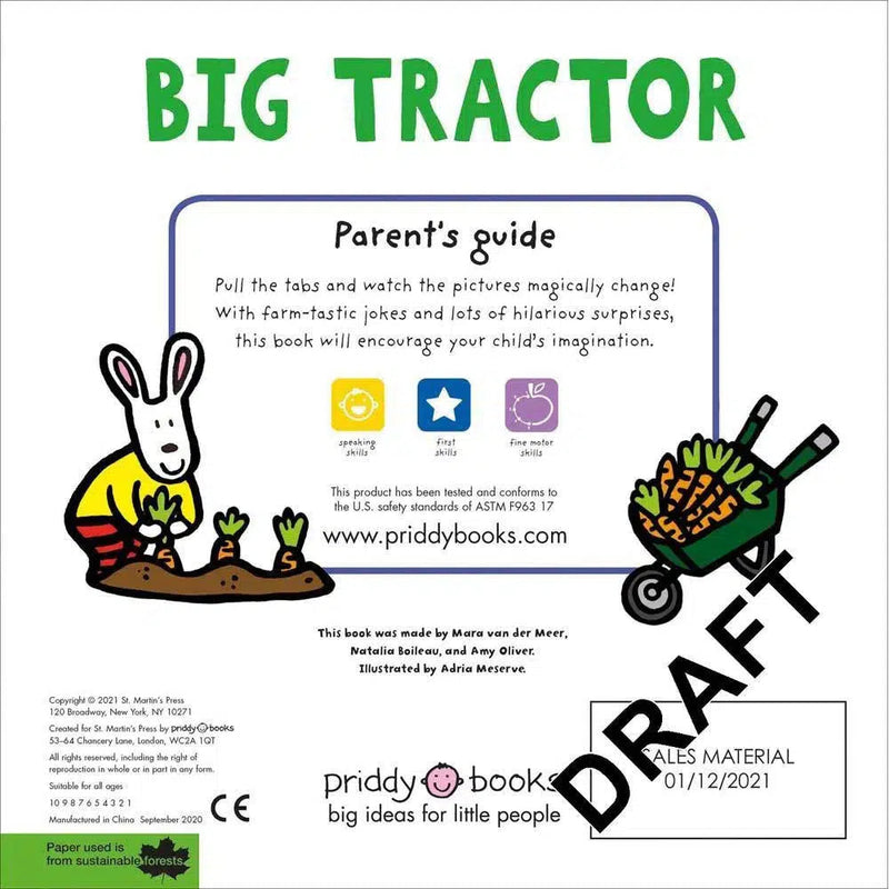 Changing Picture Book, A : Big Tractor（Board book） Priddy