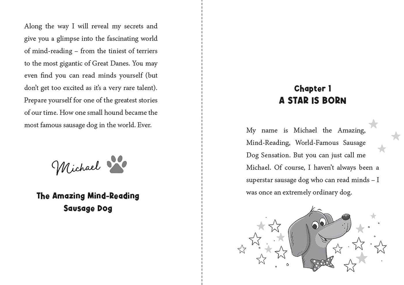 Michael The Amazing Mind-Reading Sausage Dog (Terrie Chilvers)-Children’s / Teenage fiction: Humorous stories-買書書 BuyBookBook