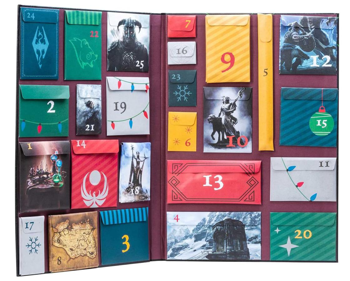Elder Scrolls V: Skyrim - The Official Advent Calendar-Art: general-買書書 BuyBookBook